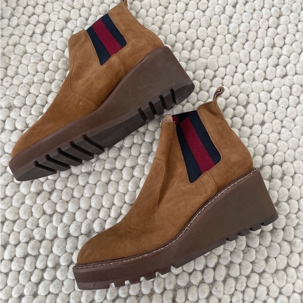 Cecelia New York Gemma Wedge Suede Boots